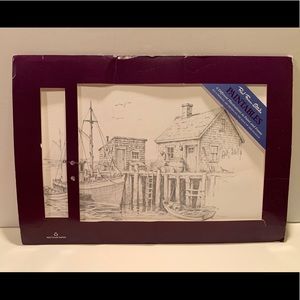 6 NAUTICAL THEMED PAINTABLES.